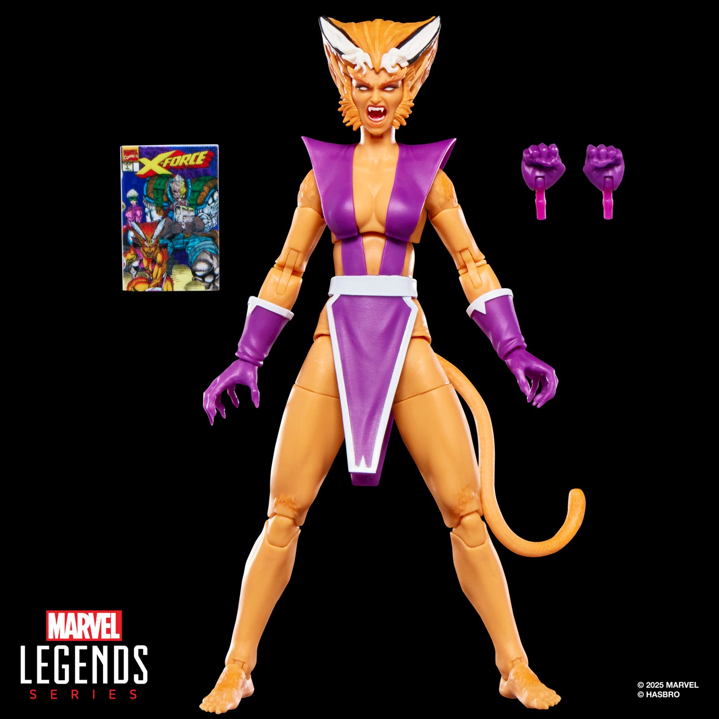 Marvel Legends Series Feral, X-Force and X-Men Comics-Inspired Action Figure