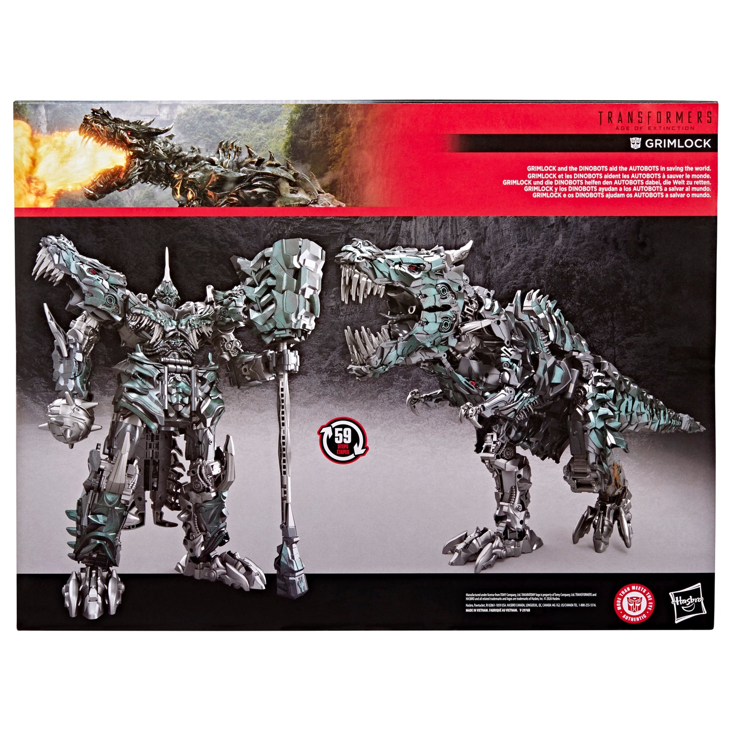 Transformers Studio Series Grimlock Action Figure | Titan Class