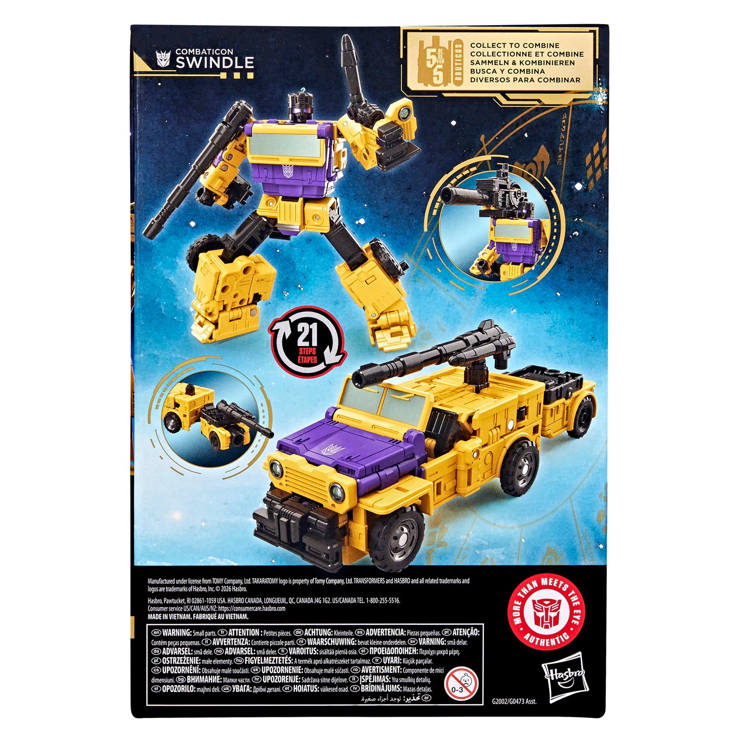 Transformers Age of the Primes Voyager Class Combaticon Swindle Action Figure