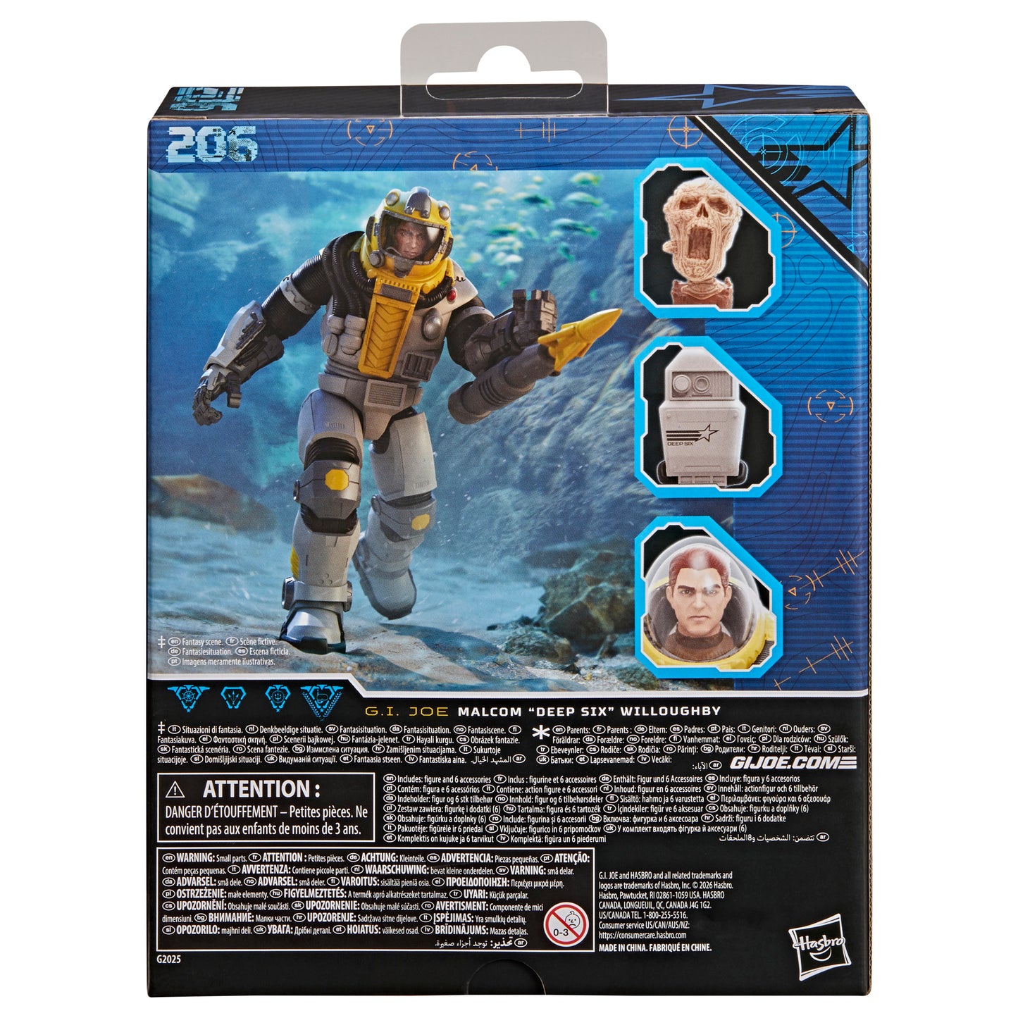 G.I. Joe Classified Series #206, Malcom "Deep Six" Willoughby