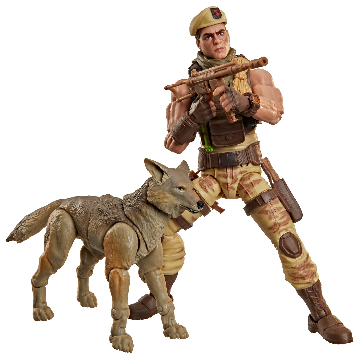 G.I. Joe Classified Series #217, Dusty & Coyote Sandstorm Action Figure and Pet