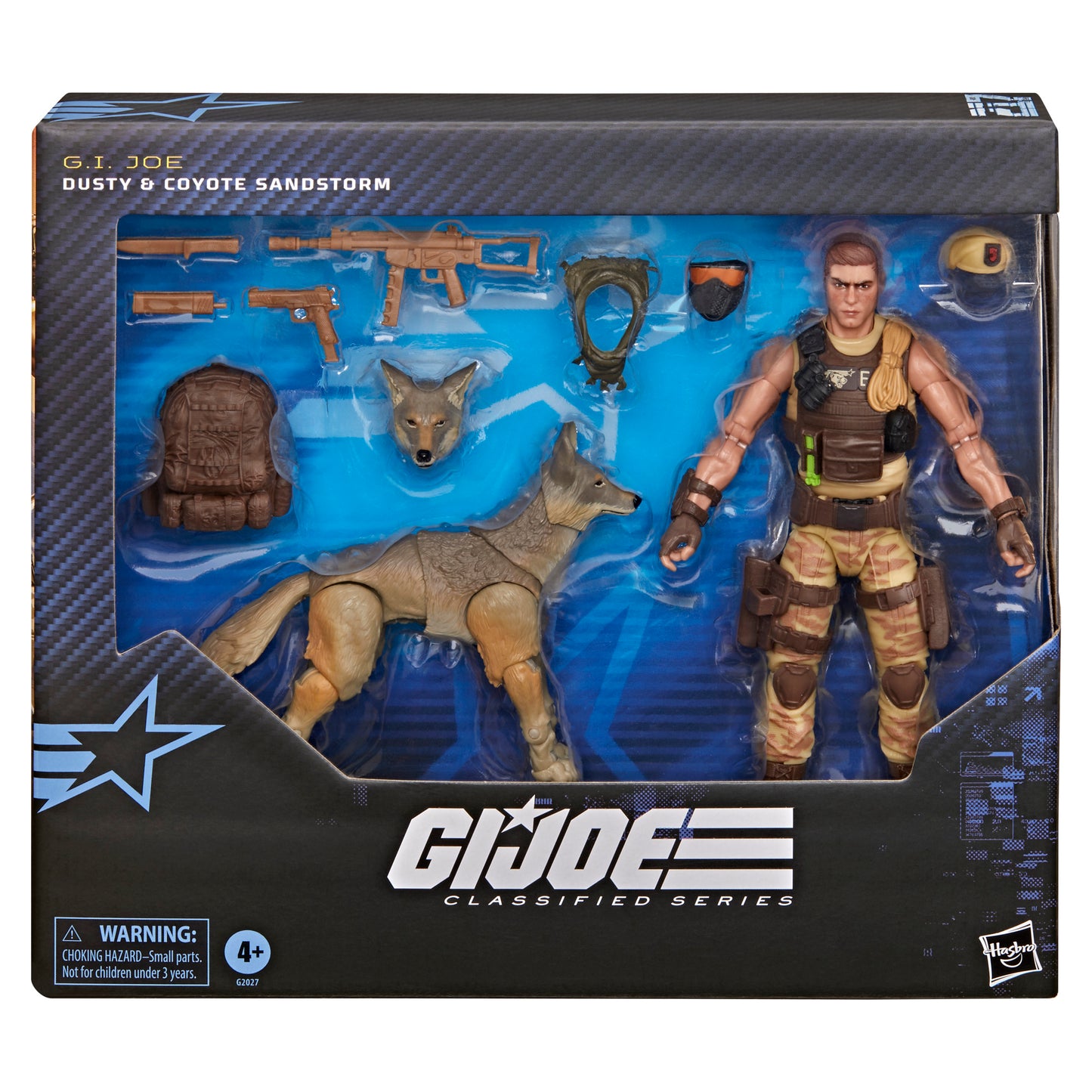 G.I. Joe Classified Series #217, Dusty & Coyote Sandstorm Action Figure and Pet