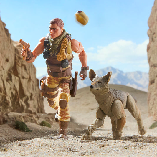 G.I. Joe Classified Series #217, Dusty & Coyote Sandstorm Action Figure and Pet