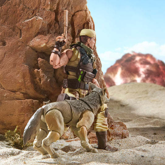 G.I. Joe Classified Series #217, Dusty & Coyote Sandstorm Action Figure and Pet