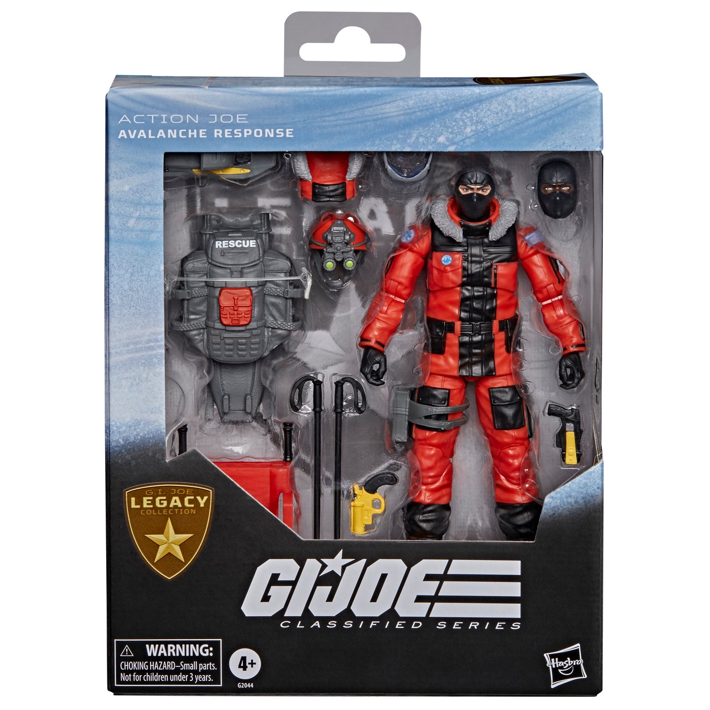 G.I. Joe Classified Series Legacy Collection: Action Joe - Avalanche Response Action Figure Set