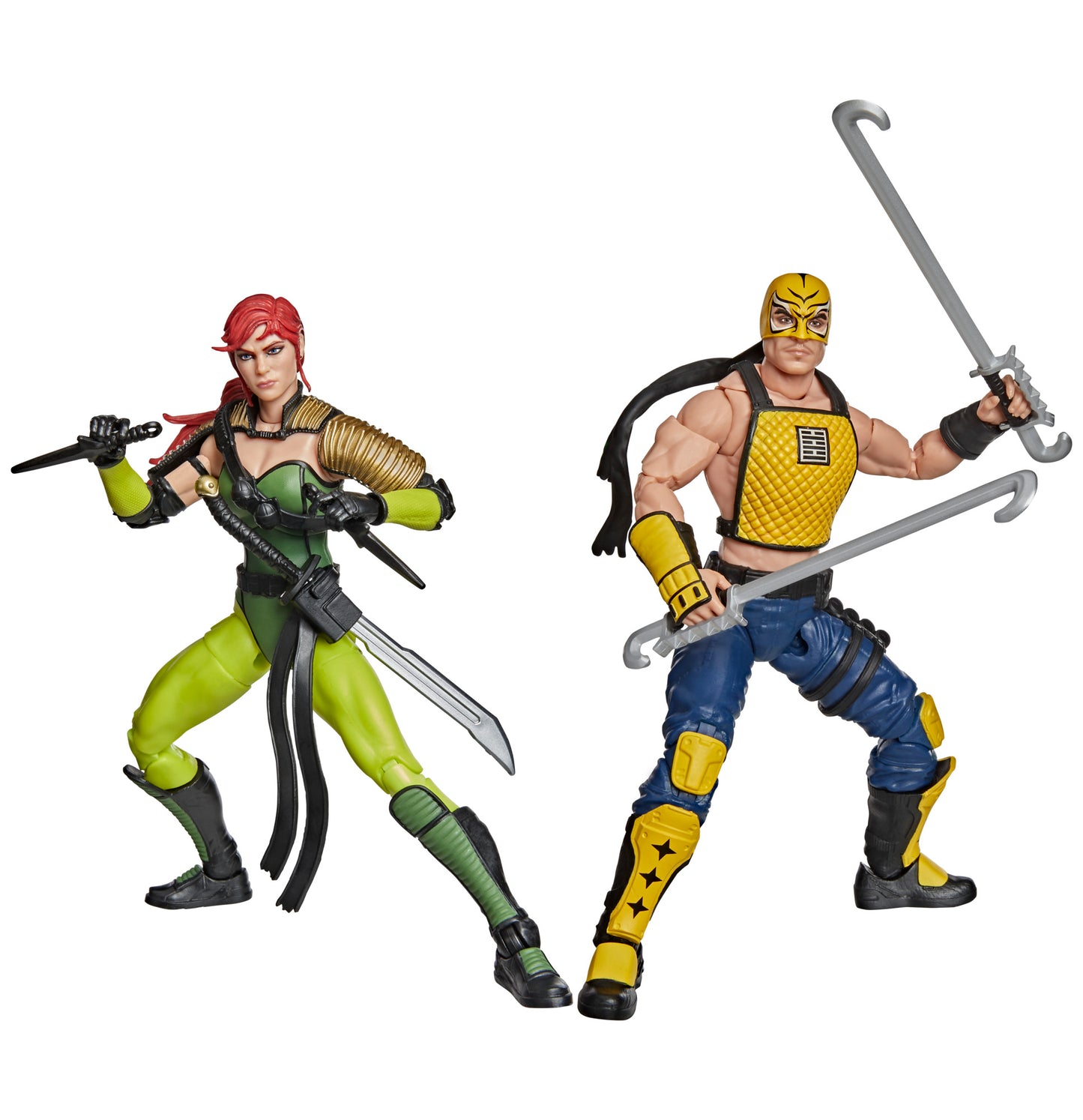 G.I. Joe Classified Series #212, Ninja Force Scarlett and T'Jbang Action Figure Set **Target Exclusive**