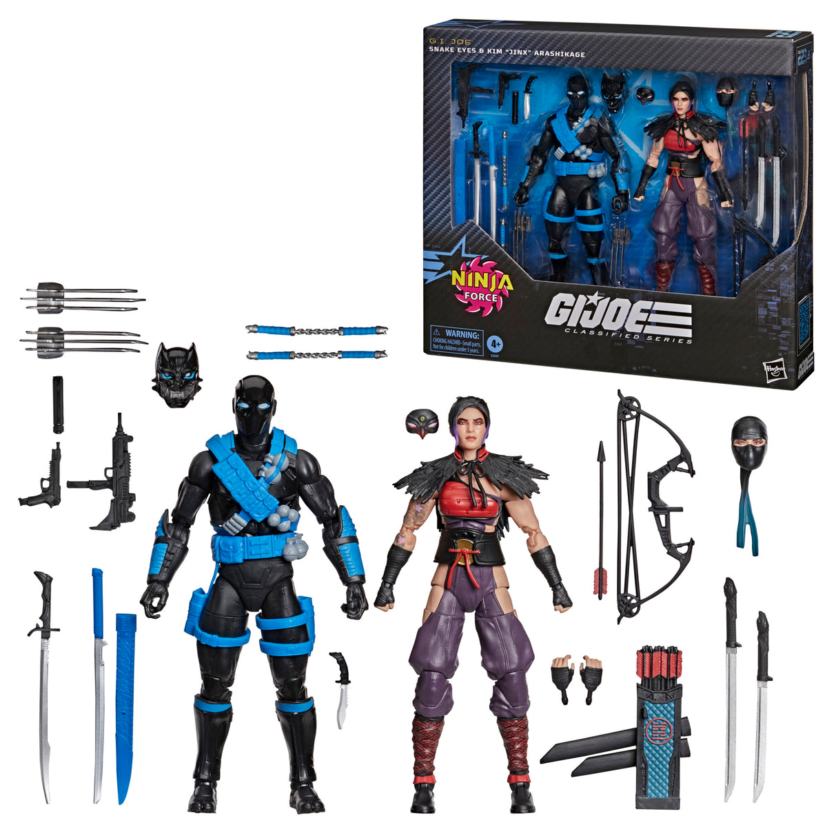 G.I. Joe Classified Series #223, Ninja Force Snake Eyes & Kim "Jinx" Arashikage **Target Exclusive**