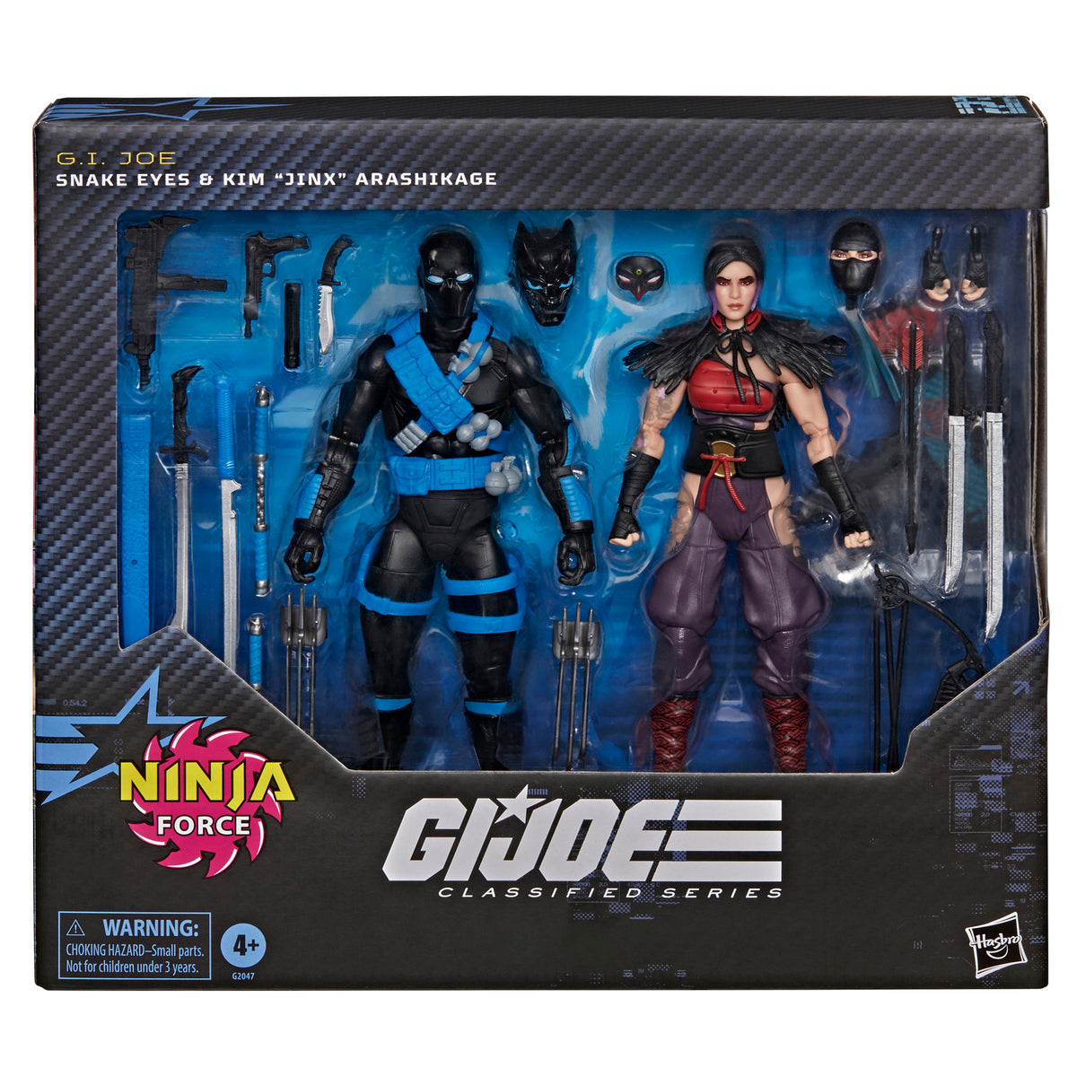 G.I. Joe Classified Series #223, Ninja Force Snake Eyes & Kim "Jinx" Arashikage **Target Exclusive**