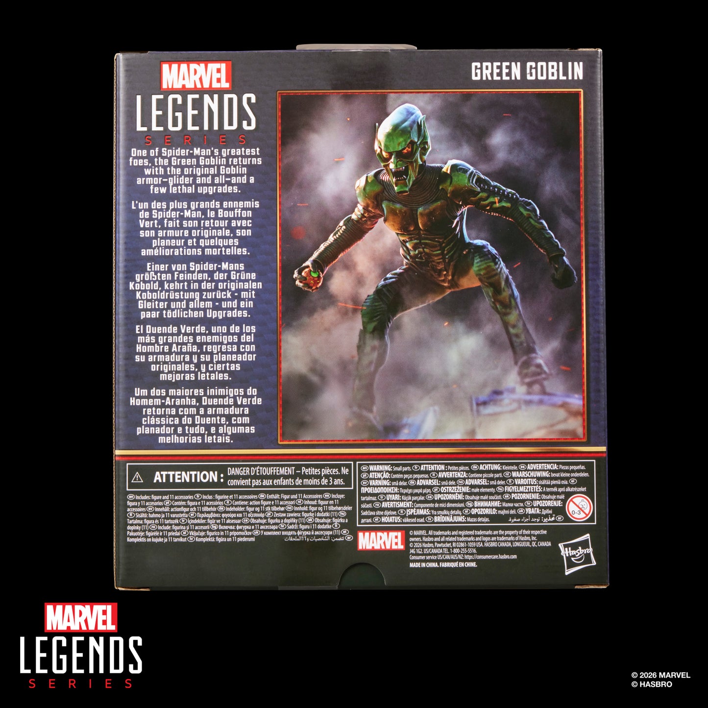 Marvel Legends Series Green Goblin, Spider-Man: No Way Home Deluxe 6” Action Figure Set
