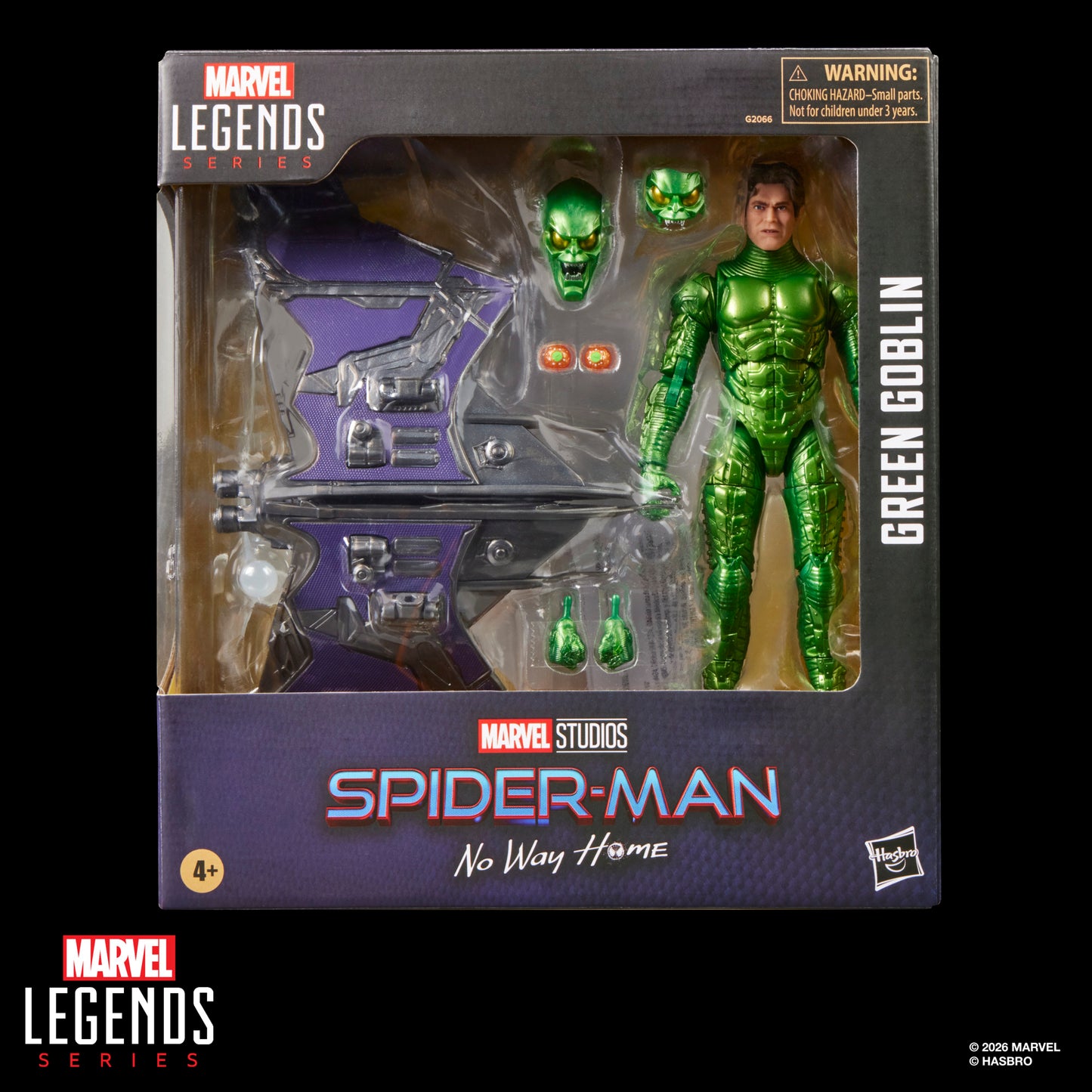 Marvel Legends Series Green Goblin, Spider-Man: No Way Home Deluxe 6” Action Figure Set