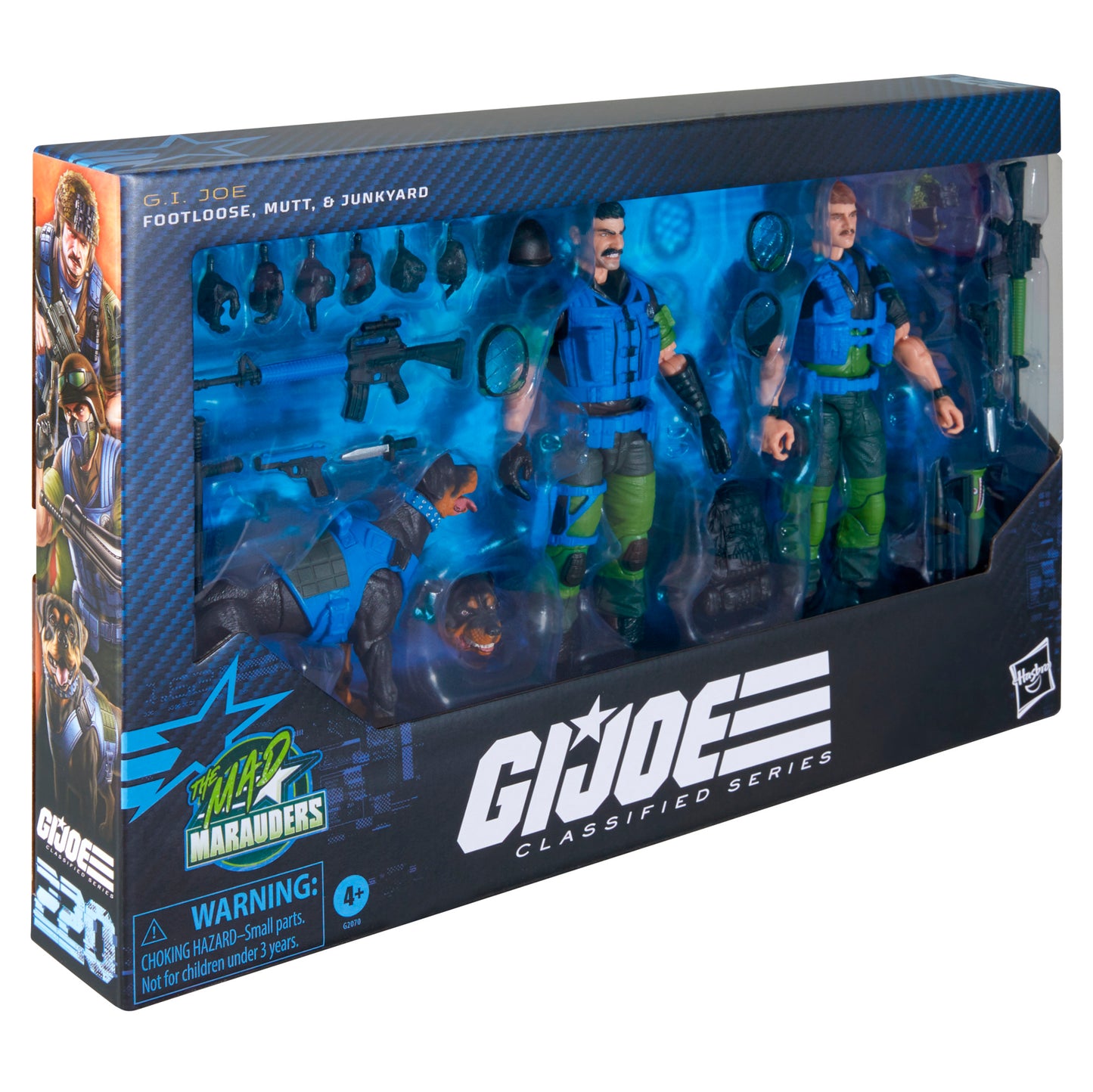 G.I. Joe Classified Series #220, Mad Marauders Footloose, Mutt, & Junkyard