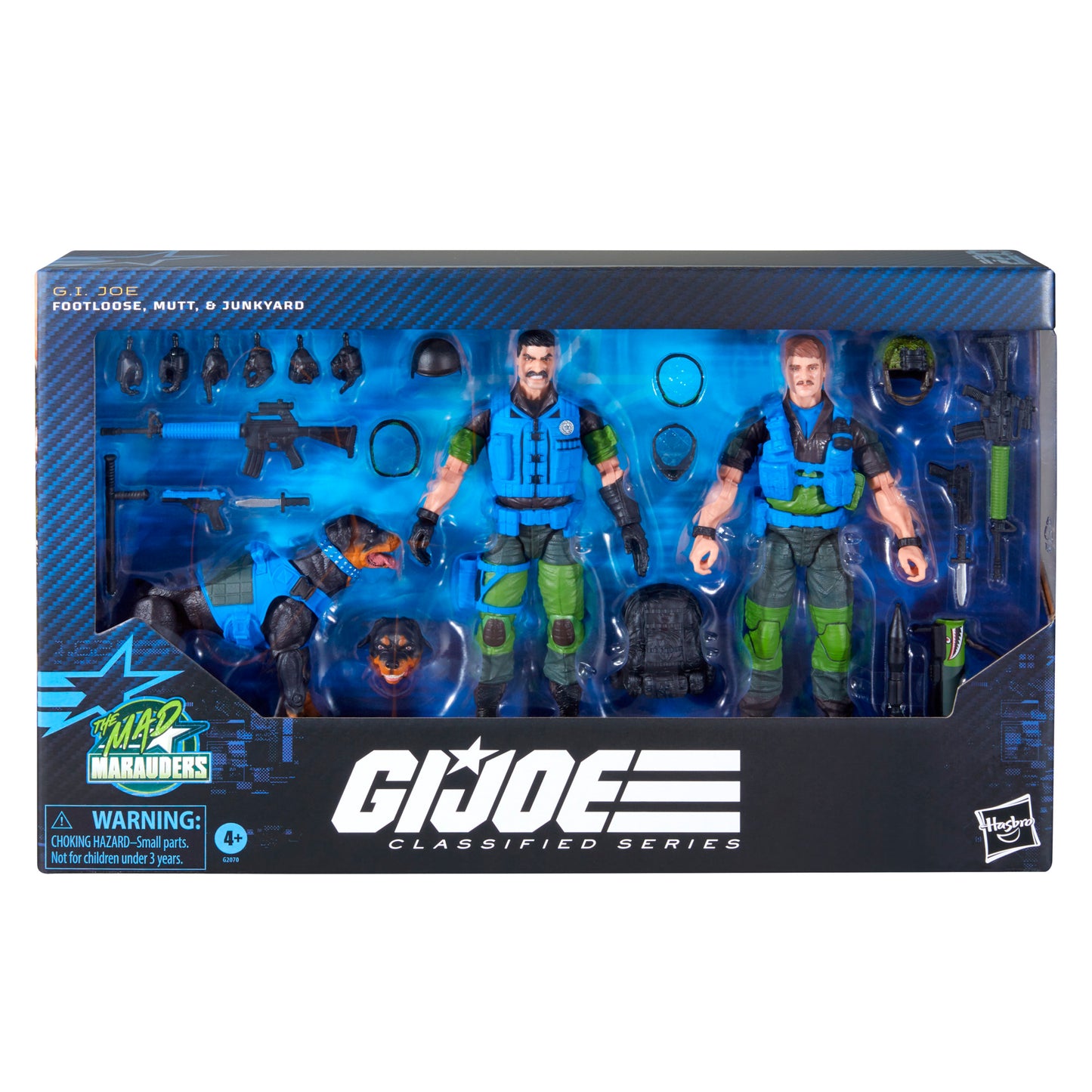 G.I. Joe Classified Series #220, Mad Marauders Footloose, Mutt, & Junkyard