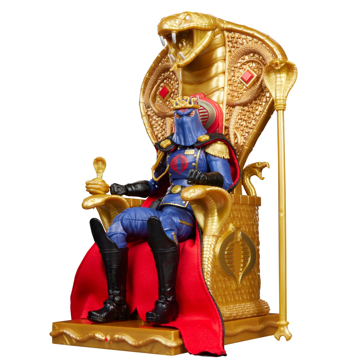 G.I. Joe Classified Series #221, Cobra Commander in dress uniform Action Figure & throne