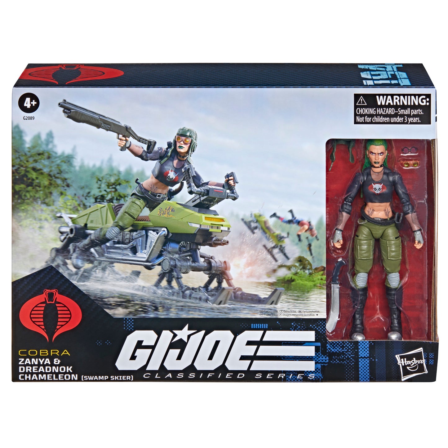 G.I. Joe Professor Rottclaw & Cobra Deinonychus Action Figures