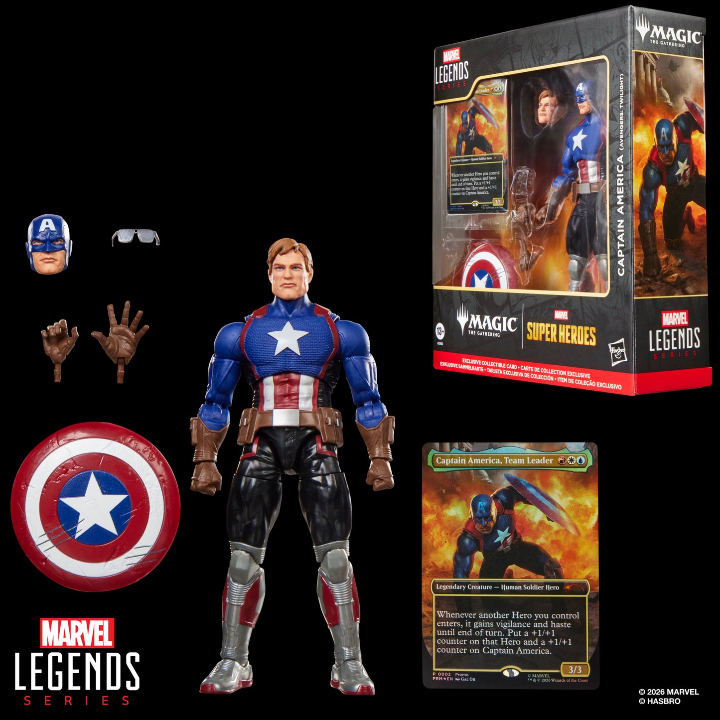 Marvel Legends Series Marvel Super Heroes Magic: The Gathering Captain America (Avengers: Twilight)