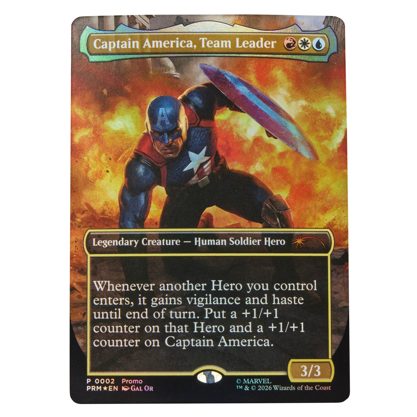 Marvel Legends Series Marvel Super Heroes Magic: The Gathering Captain America (Avengers: Twilight)