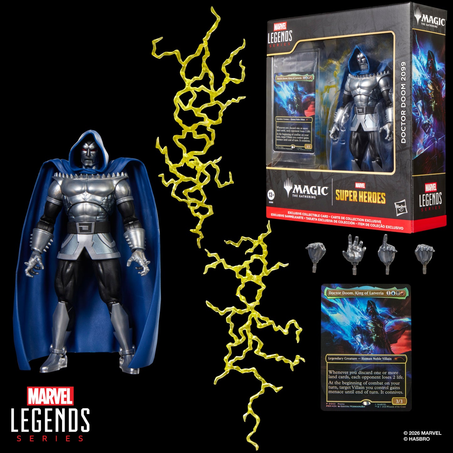 Marvel Legends Series Marvel Super Heroes Magic: The Gathering Doctor Doom 2099