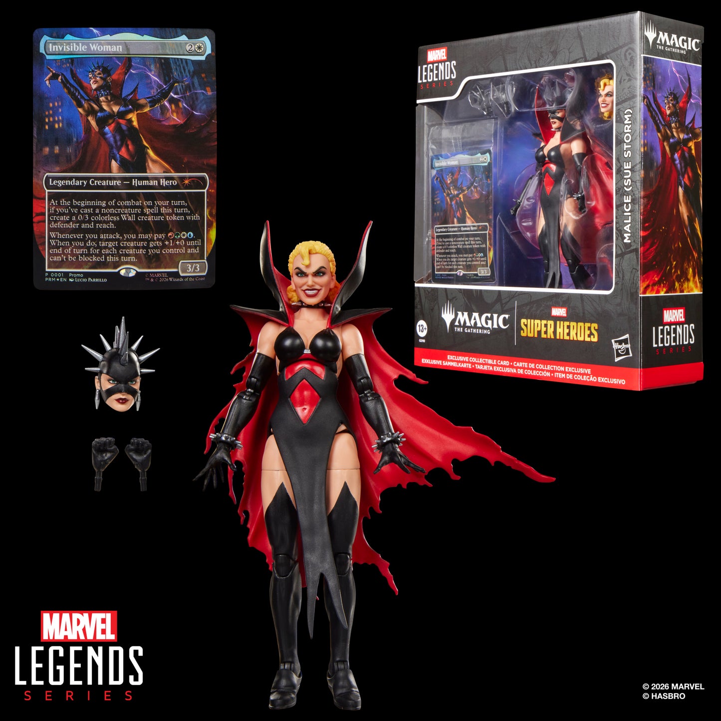 Marvel Legends Series Marvel Super Heroes Magic: The Gathering Malice (Sue Storm)