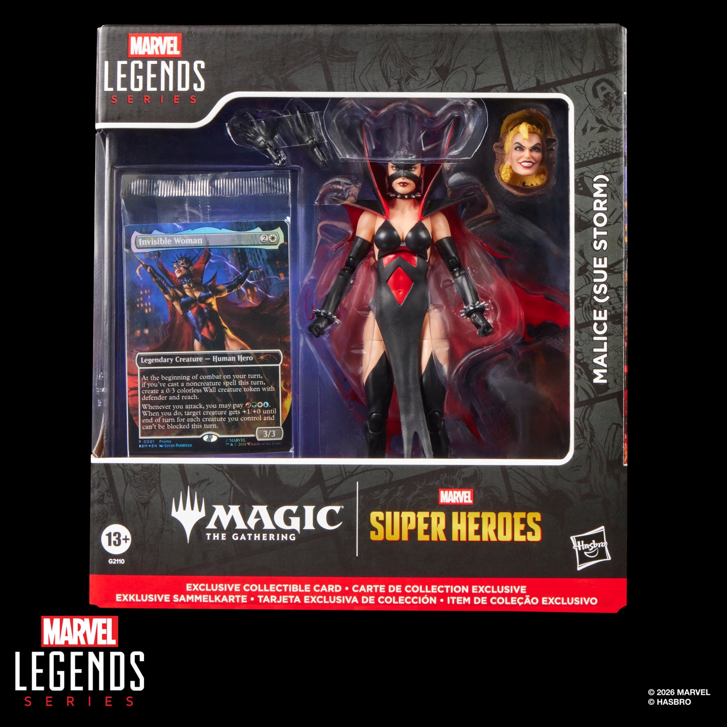 Marvel Legends Series Marvel Super Heroes Magic: The Gathering Malice (Sue Storm)