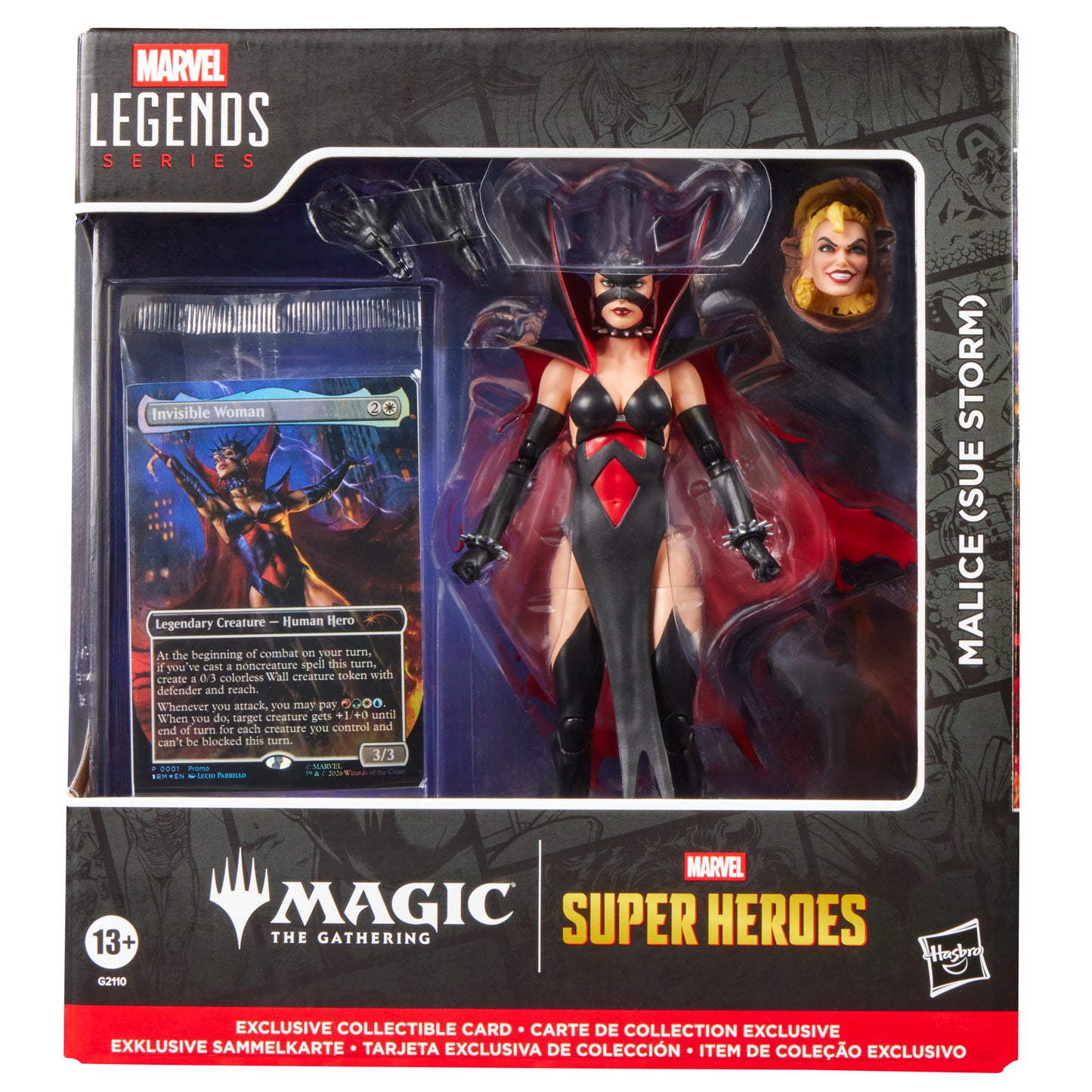 Marvel Legends Series Marvel Super Heroes Magic: The Gathering Malice (Sue Storm)