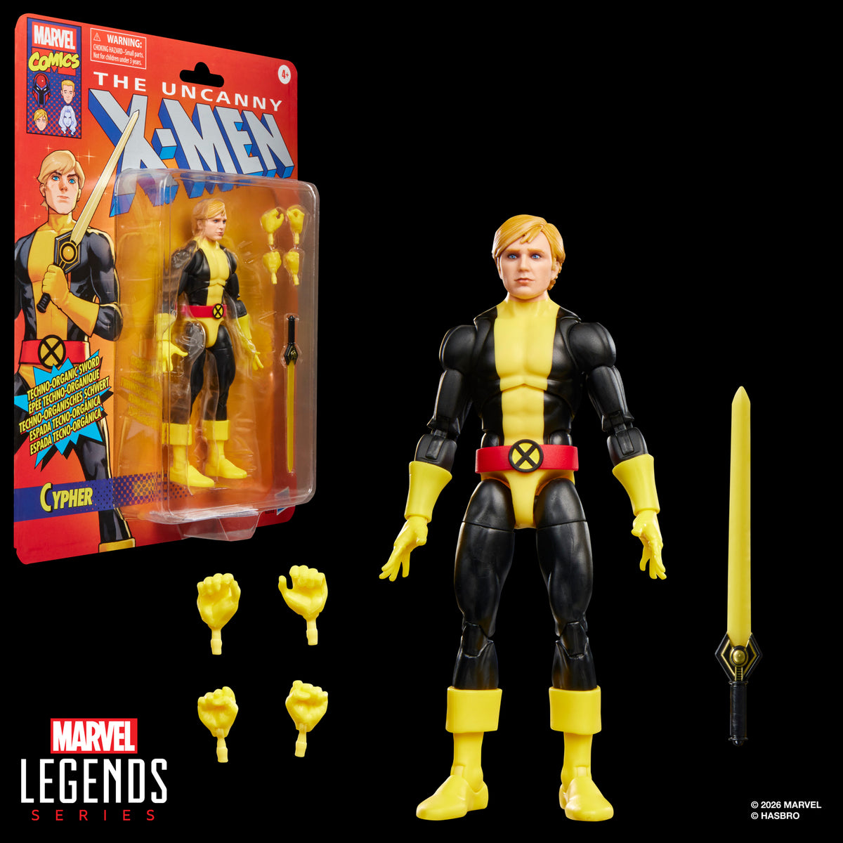 Marvel Legends Series Cypher, New Mutants & X-Men Action Figure **Target Exclusive**