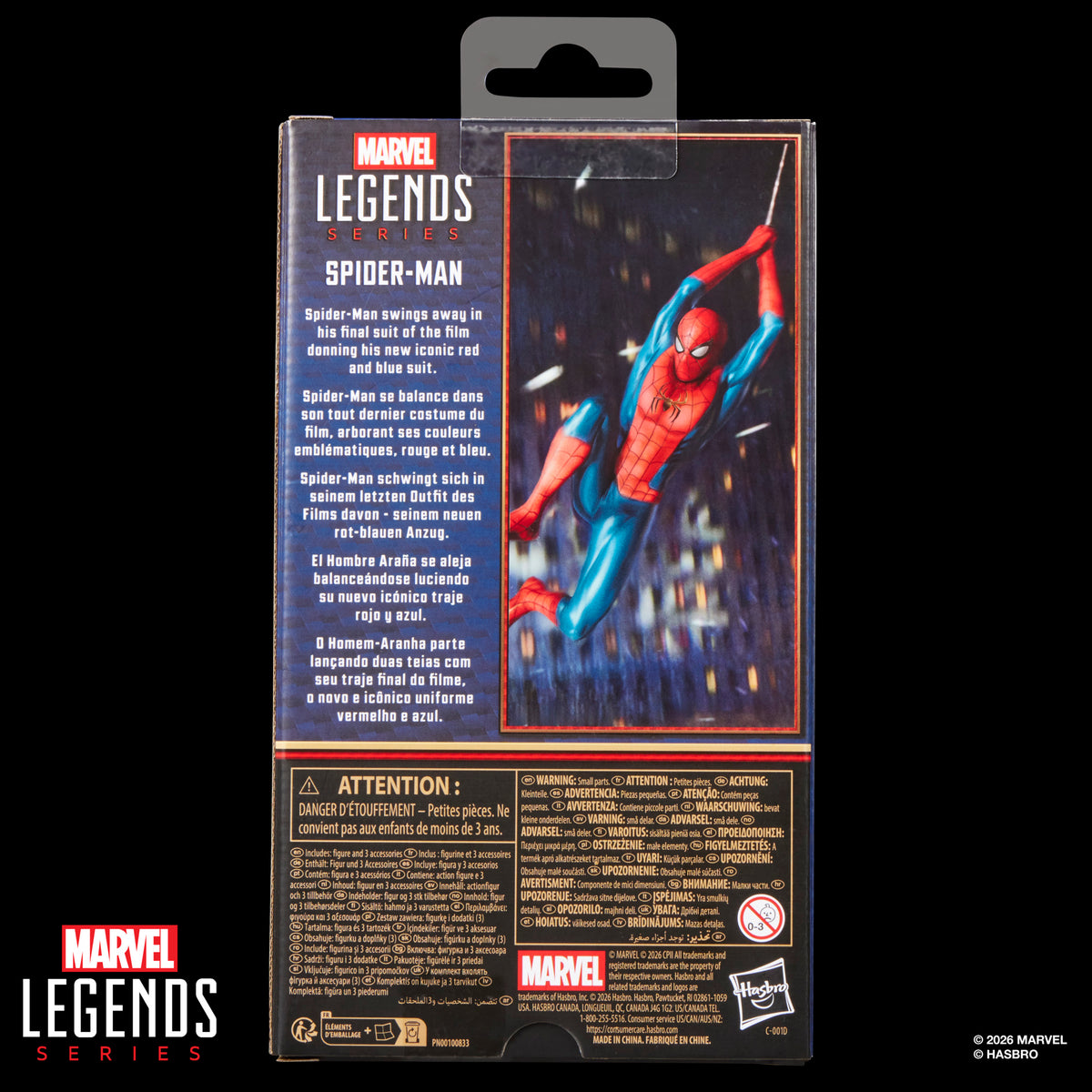 Marvel Legends Series Spider-Man, Spider-Man: No Way Home Action Figure **Target Exclusive**