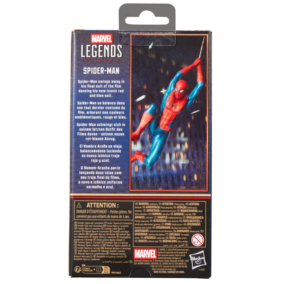 Marvel Legends Series Spider-Man, Spider-Man: No Way Home Action Figure **Target Exclusive**