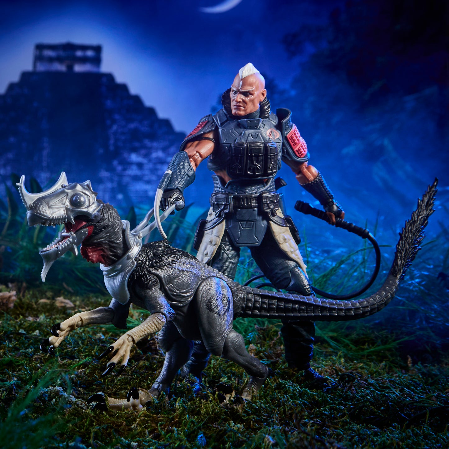 G.I. Joe Professor Rottclaw & Cobra Deinonychus Action Figures