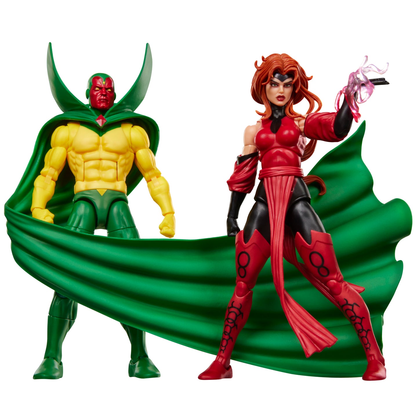 Marvel Legends Series Vision & Scarlet Witch, Avengers: The Crossing Comics Collectible 6-Inch Action Figures