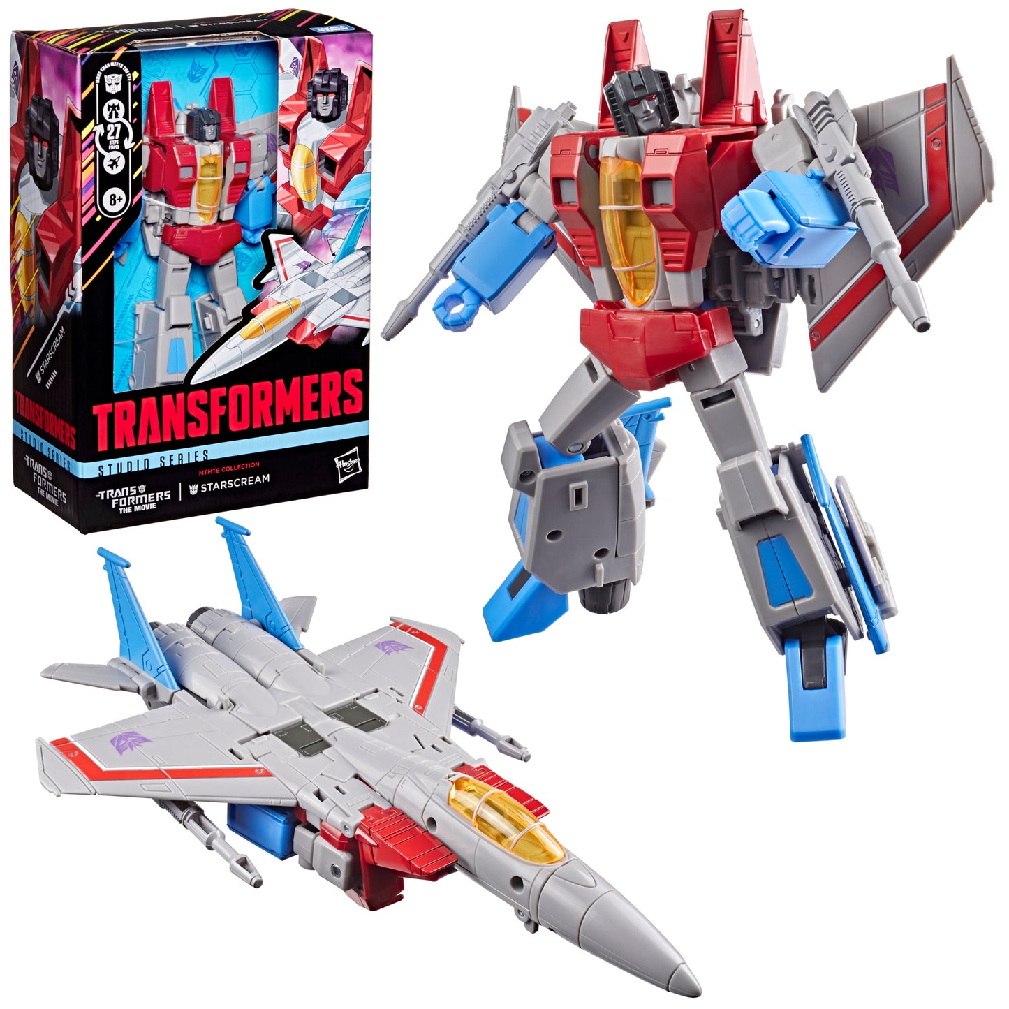 Transformers Studio Series Starscream MTMTE Collection The Transformers: The Movie Voyager Class Action Figure **Target Exclusive**