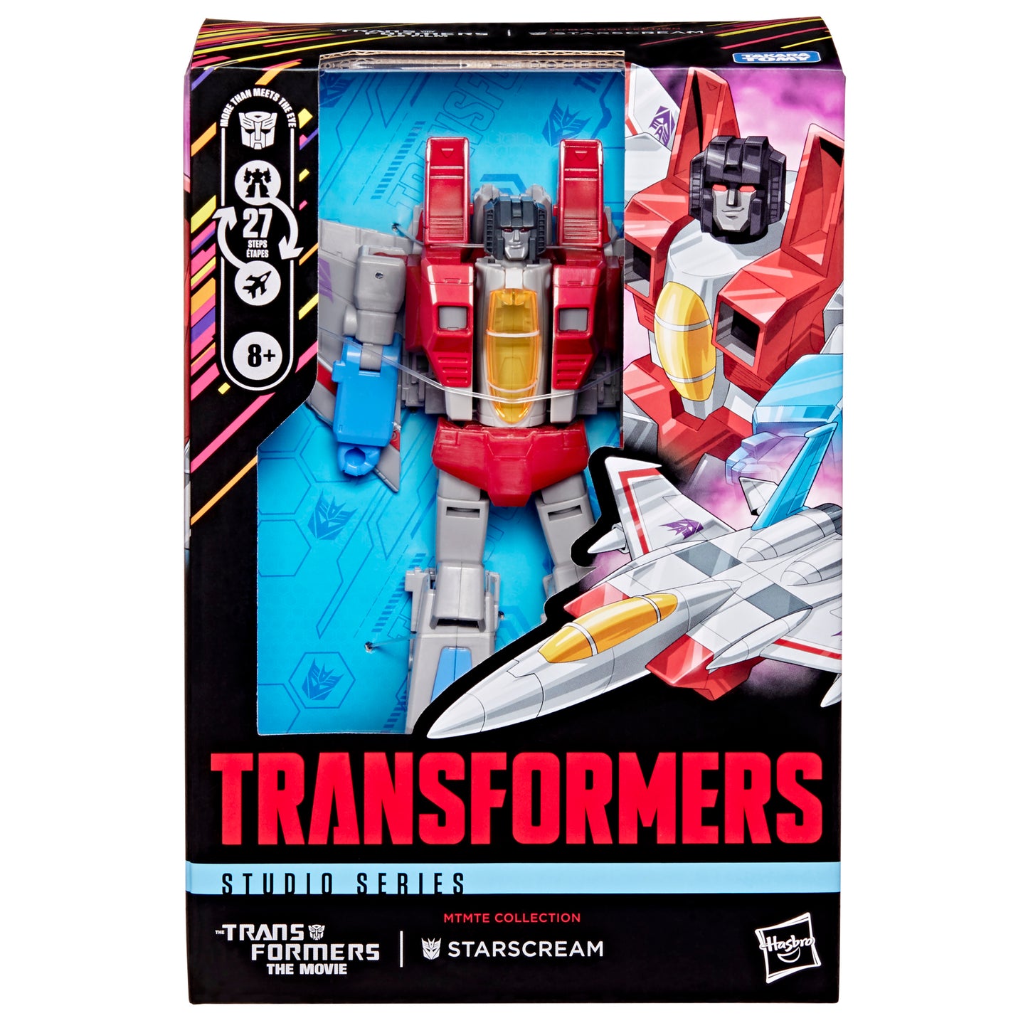 Transformers Studio Series Starscream MTMTE Collection The Transformers: The Movie Voyager Class Action Figure **Target Exclusive**