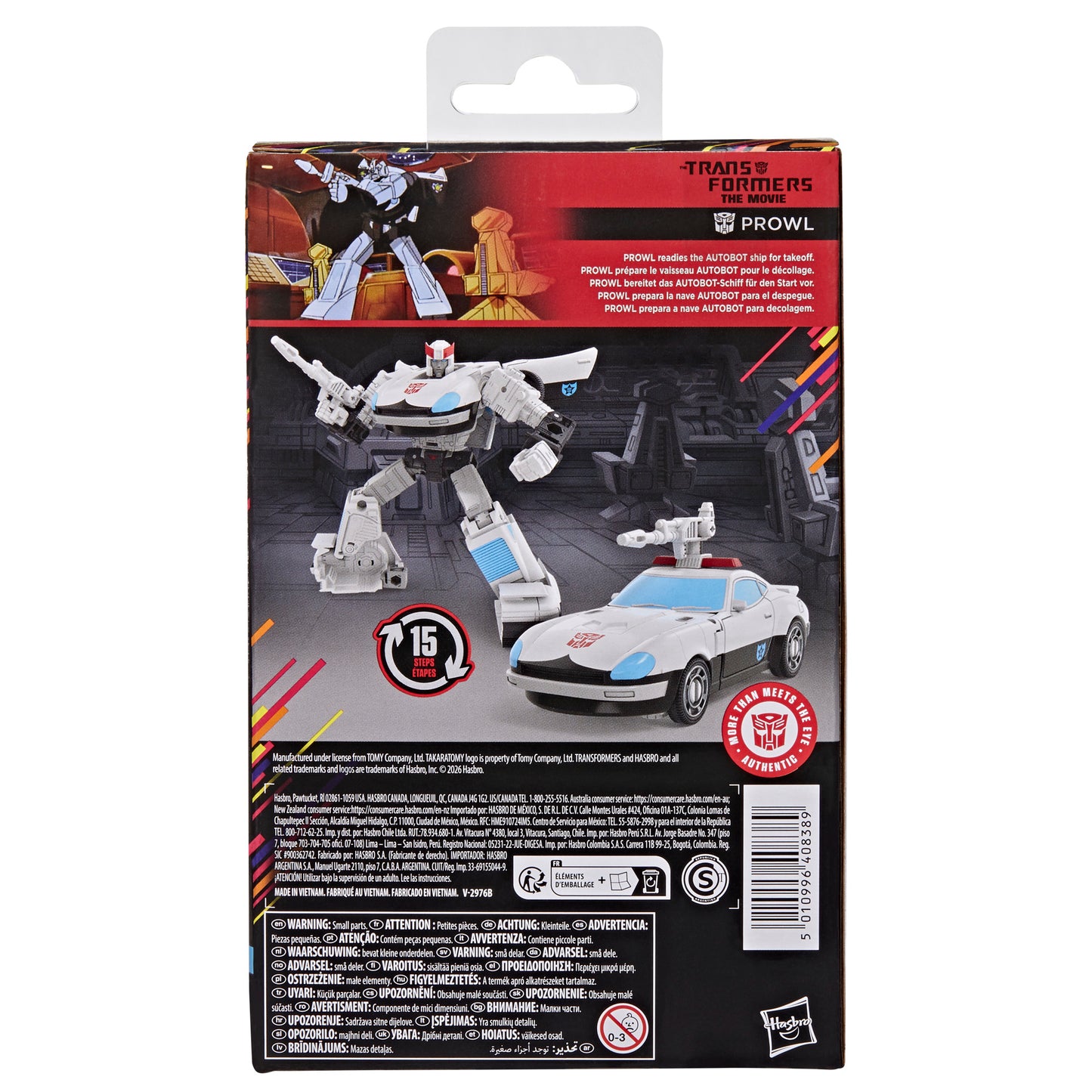 Transformers Studio Series Prowl MTMTE Collection The Transformers: The Movie Deluxe Class Action Figure **Target Exclusive**