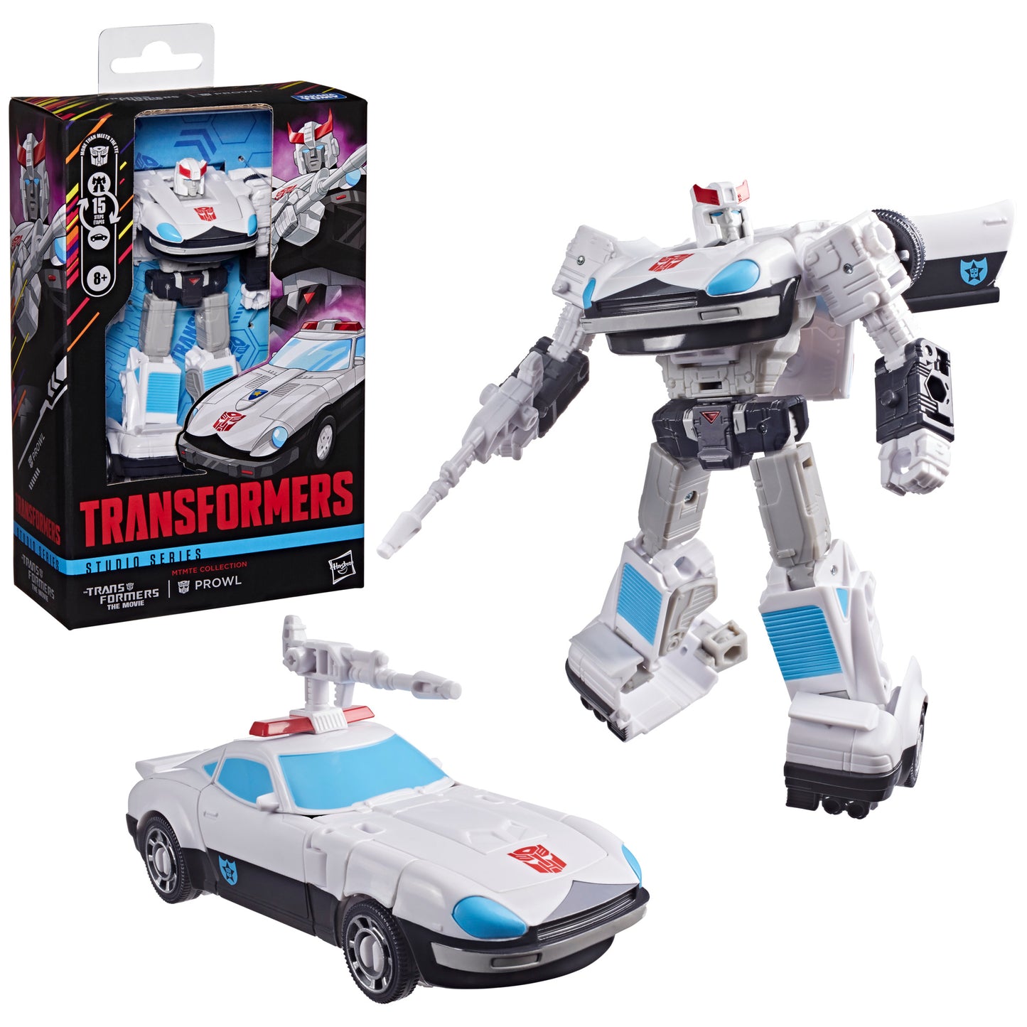 Transformers Studio Series Prowl MTMTE Collection The Transformers: The Movie Deluxe Class Action Figure **Target Exclusive**