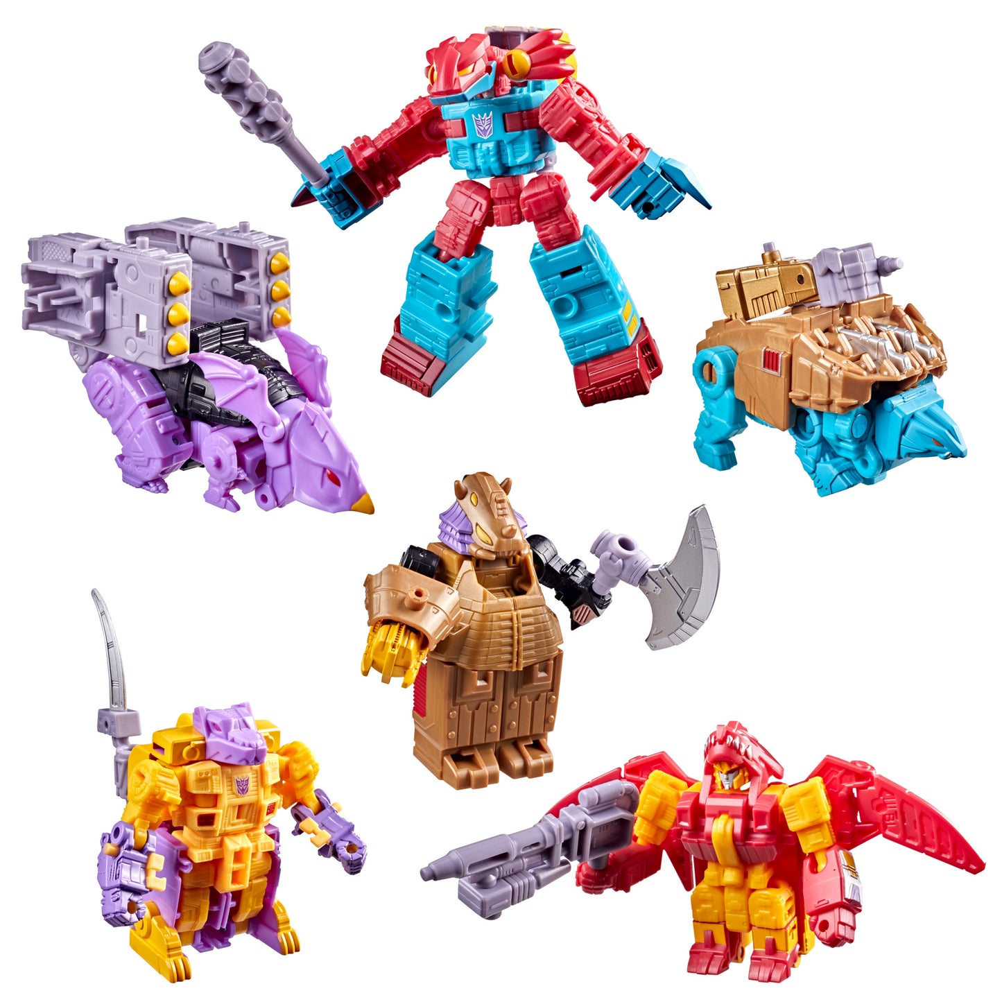 Transformers Age of the Primes Decepticon Monstructor Combiner Figure Set