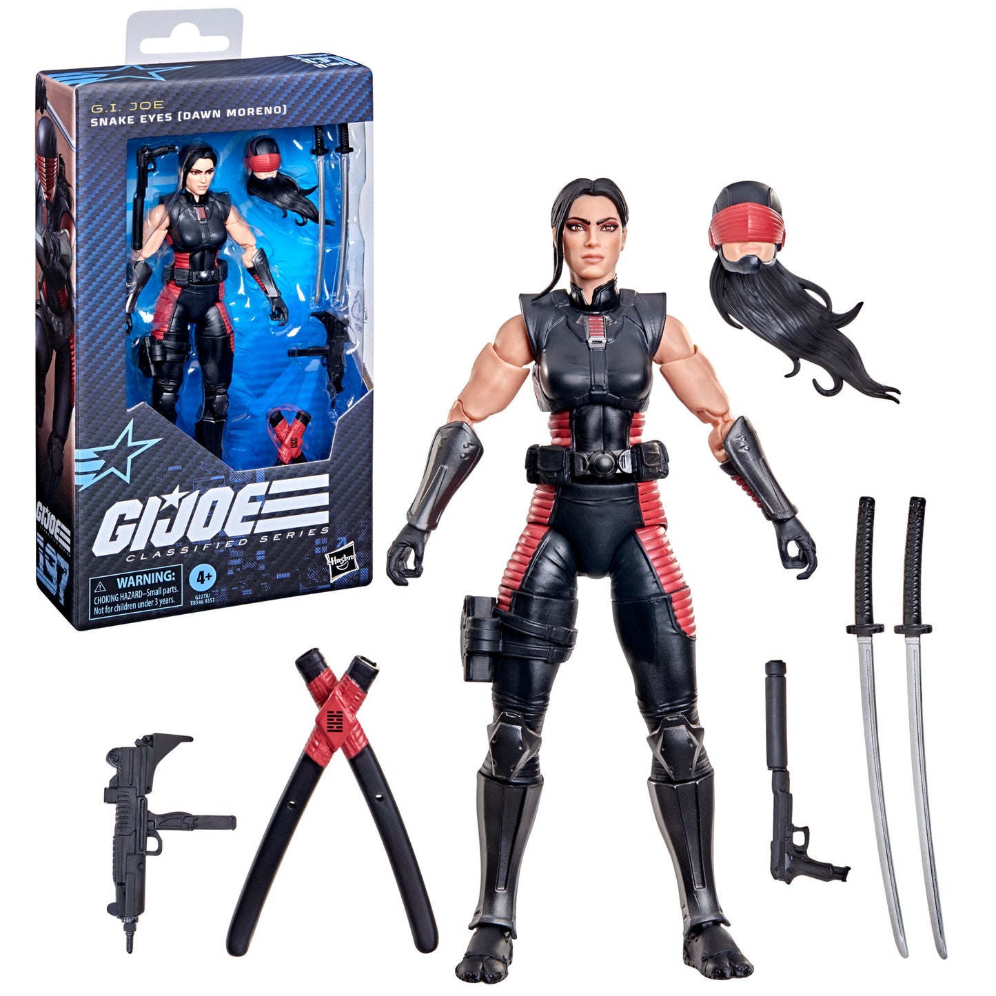 G.I. Joe Classified Series Snake Eyes (Dawn Moreno) Figure