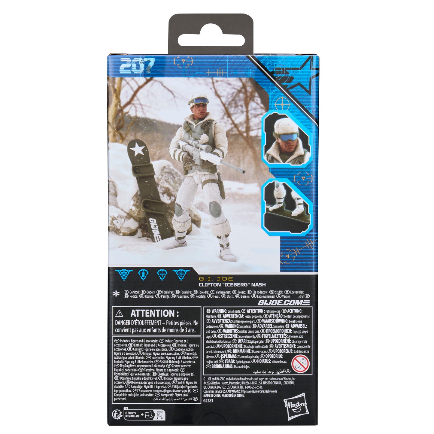 G.I. Joe Classified Series #207, Clifton "Iceberg" Nash Action Figure
