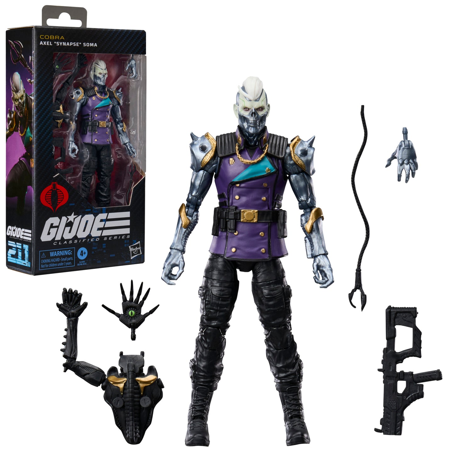 G.I. Joe Classified Series 211, Axel "Synapse" Soma, 6 Inch Action Figure