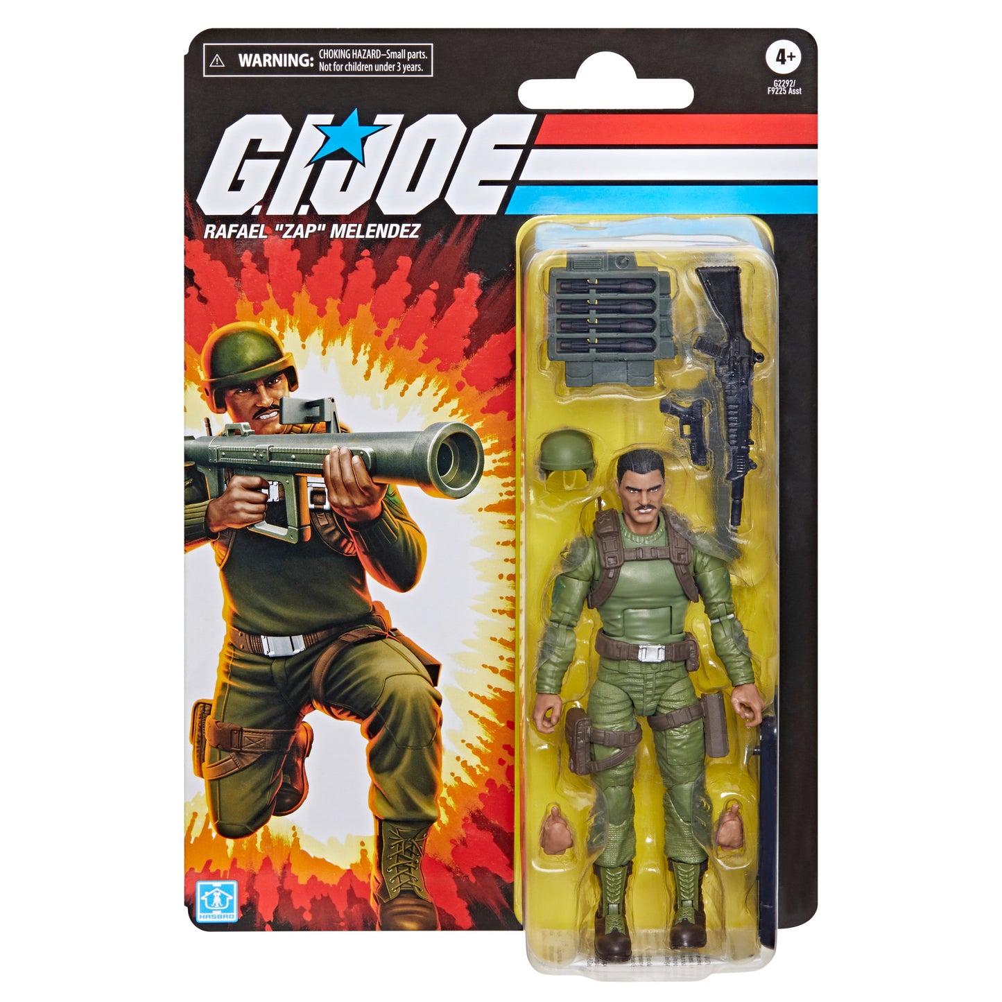 G.I. Joe Classified Series Retro Cardback Rafael “Zap” Melendez