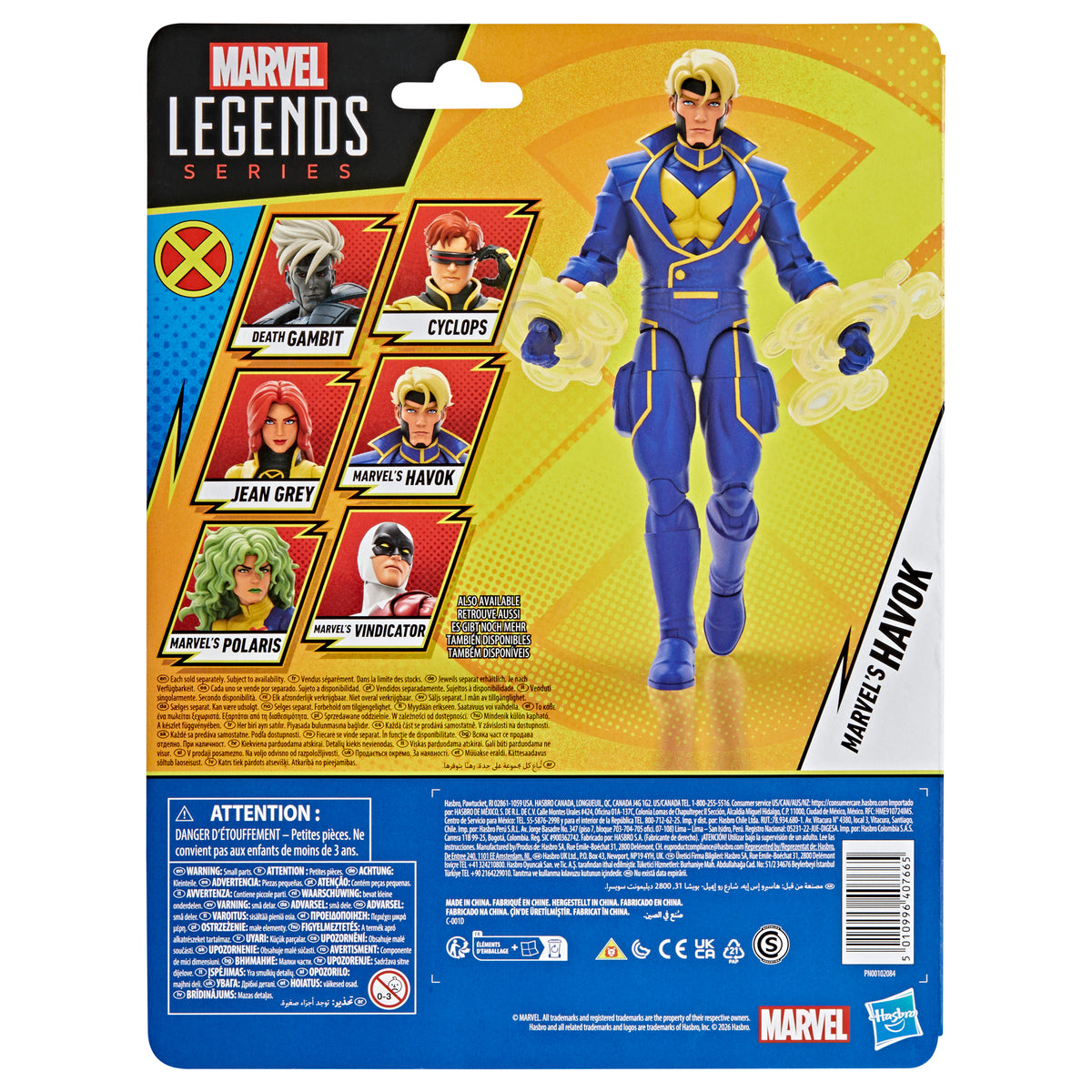 Marvel Legends Series Marvel's Havok, X-Men '97 Action Figure