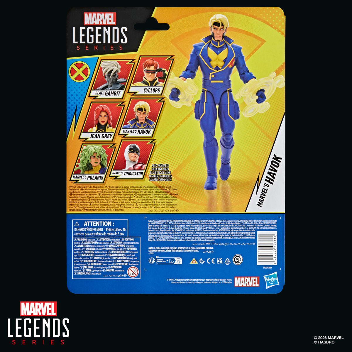 Marvel Legends Series Marvel's Havok, X-Men '97 Action Figure