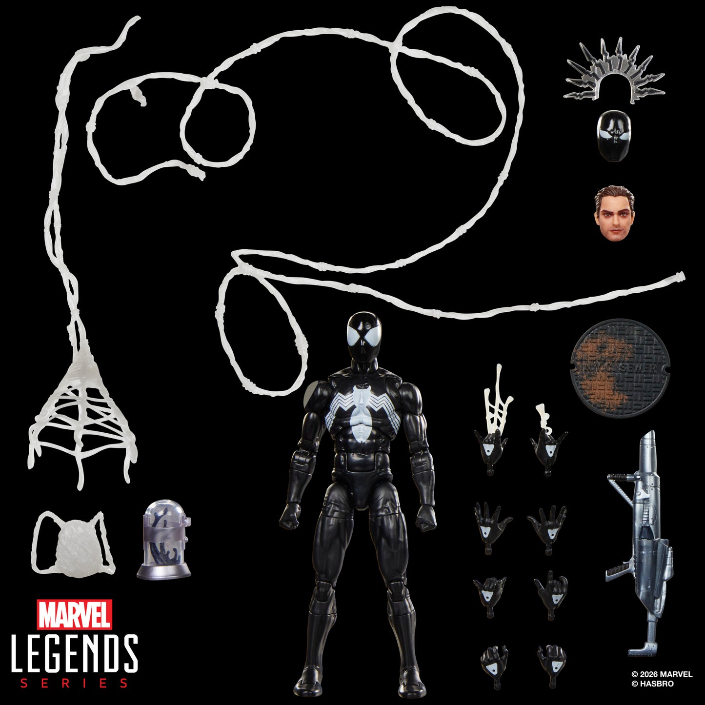 Marvel Legends Maximum Series Symbiote Spider-Man Action Figure