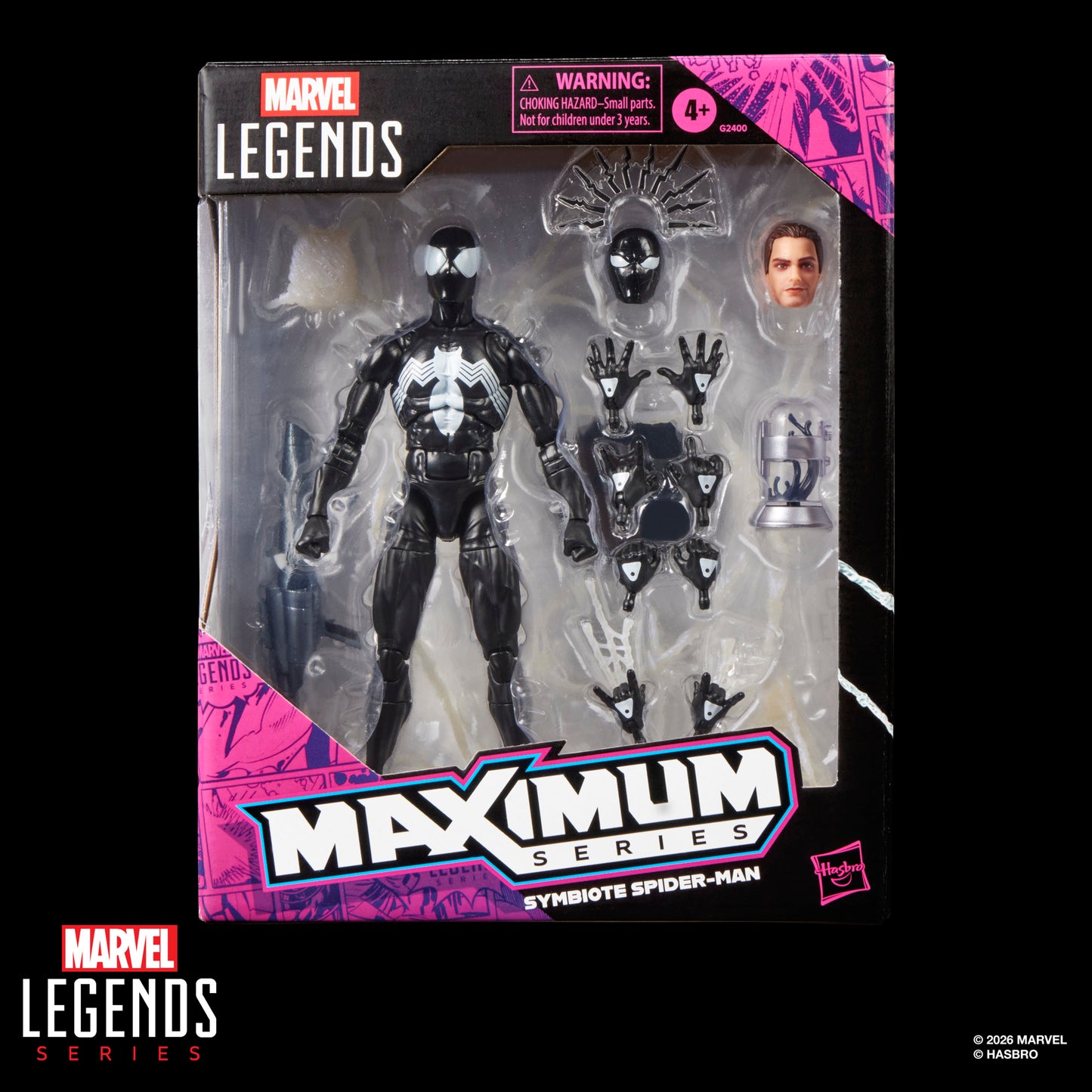 Marvel Legends Maximum Series Symbiote Spider-Man Action Figure