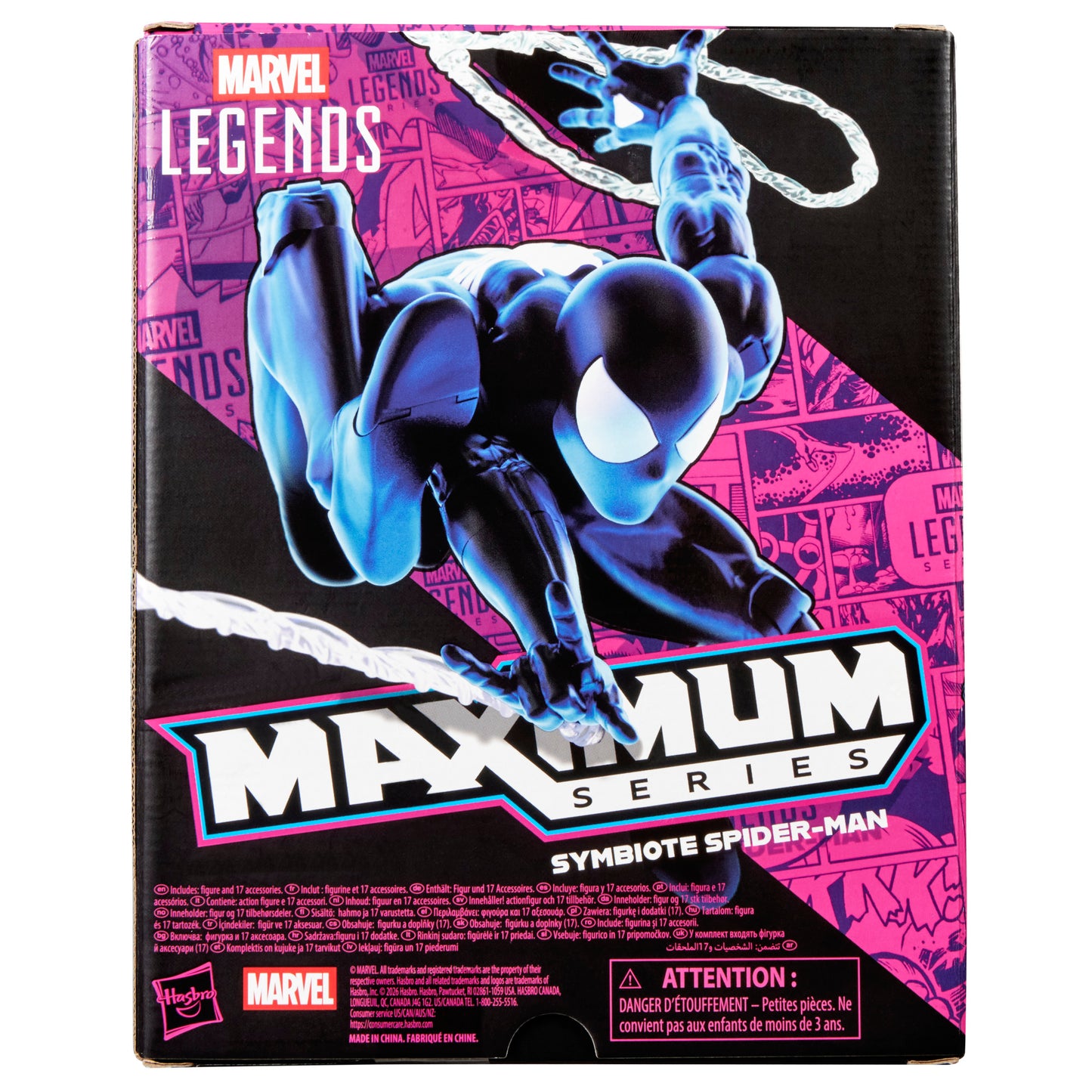 Marvel Legends Maximum Series Symbiote Spider-Man Action Figure