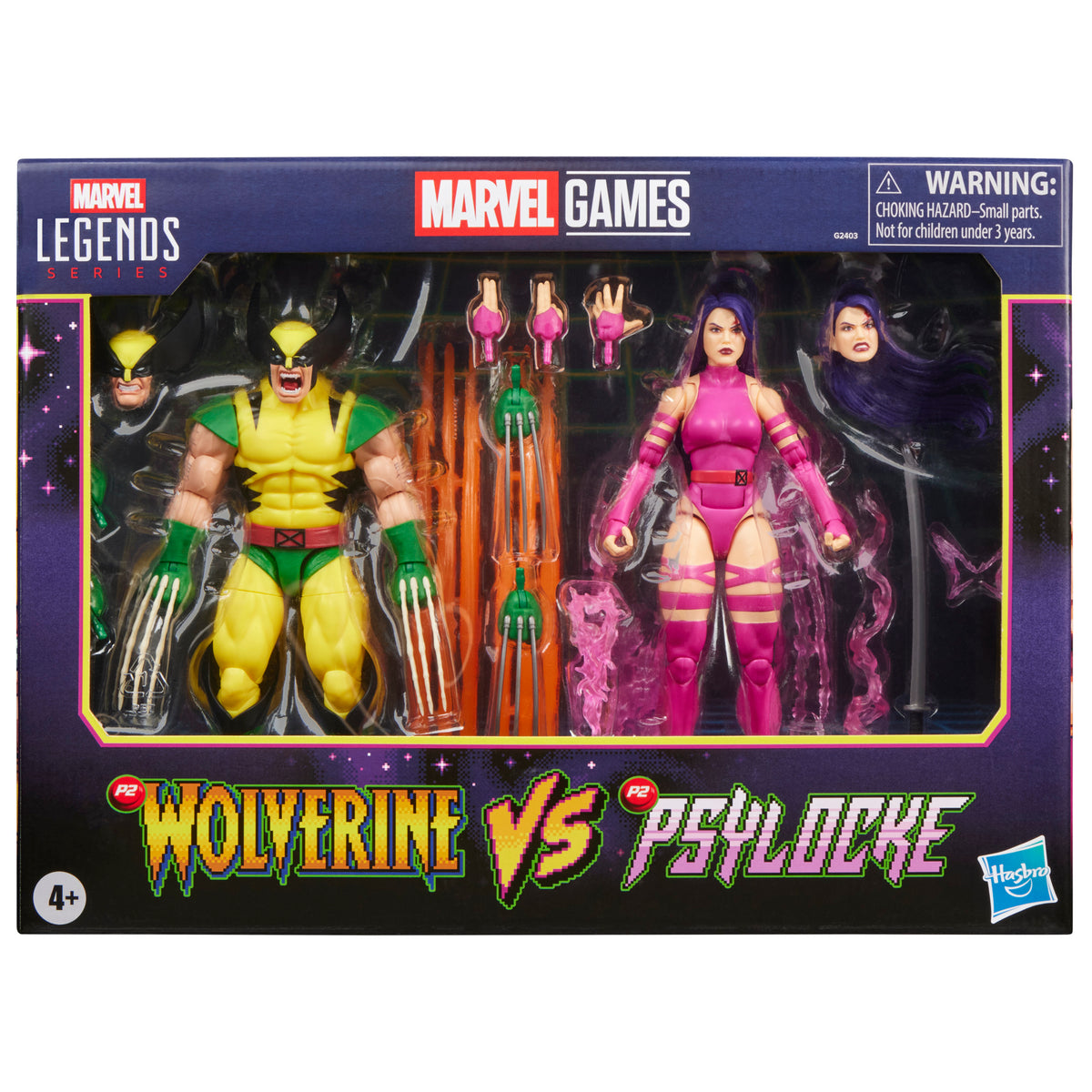 Marvel Legends Series Marvel Games Wolverine vs Psylocke