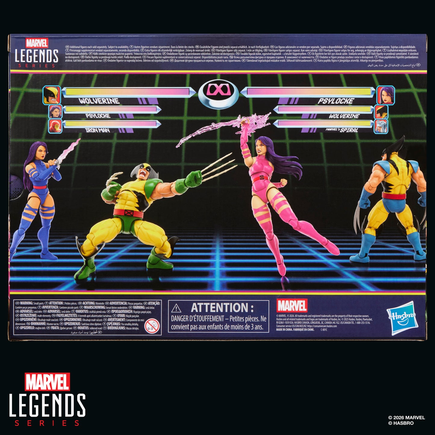 Marvel Legends Series Marvel Games Wolverine vs Psylocke
