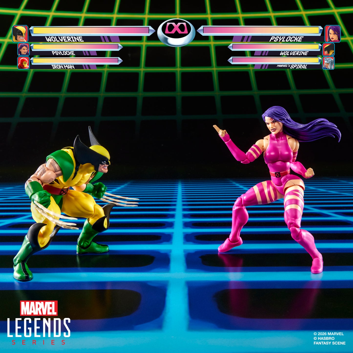 Marvel Legends Series Marvel Games Wolverine vs Psylocke