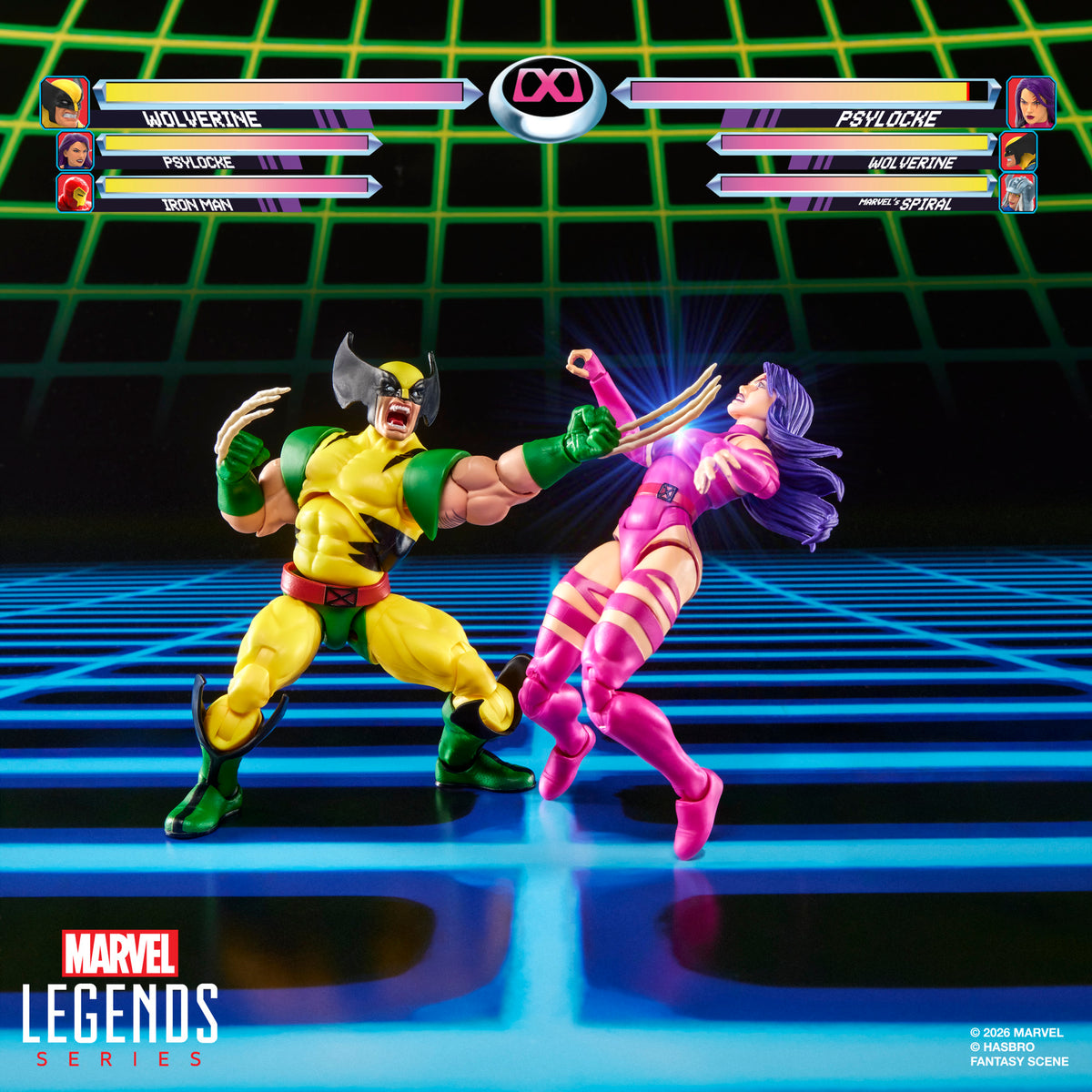 Marvel Legends Series Marvel Games Wolverine vs Psylocke