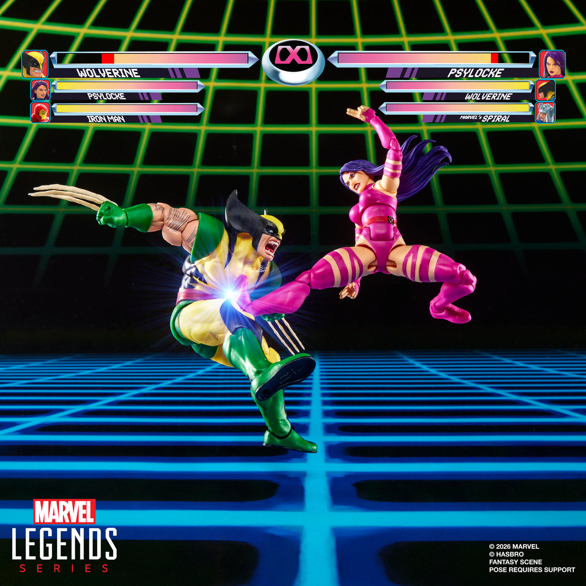Marvel Legends Series Marvel Games Wolverine vs Psylocke