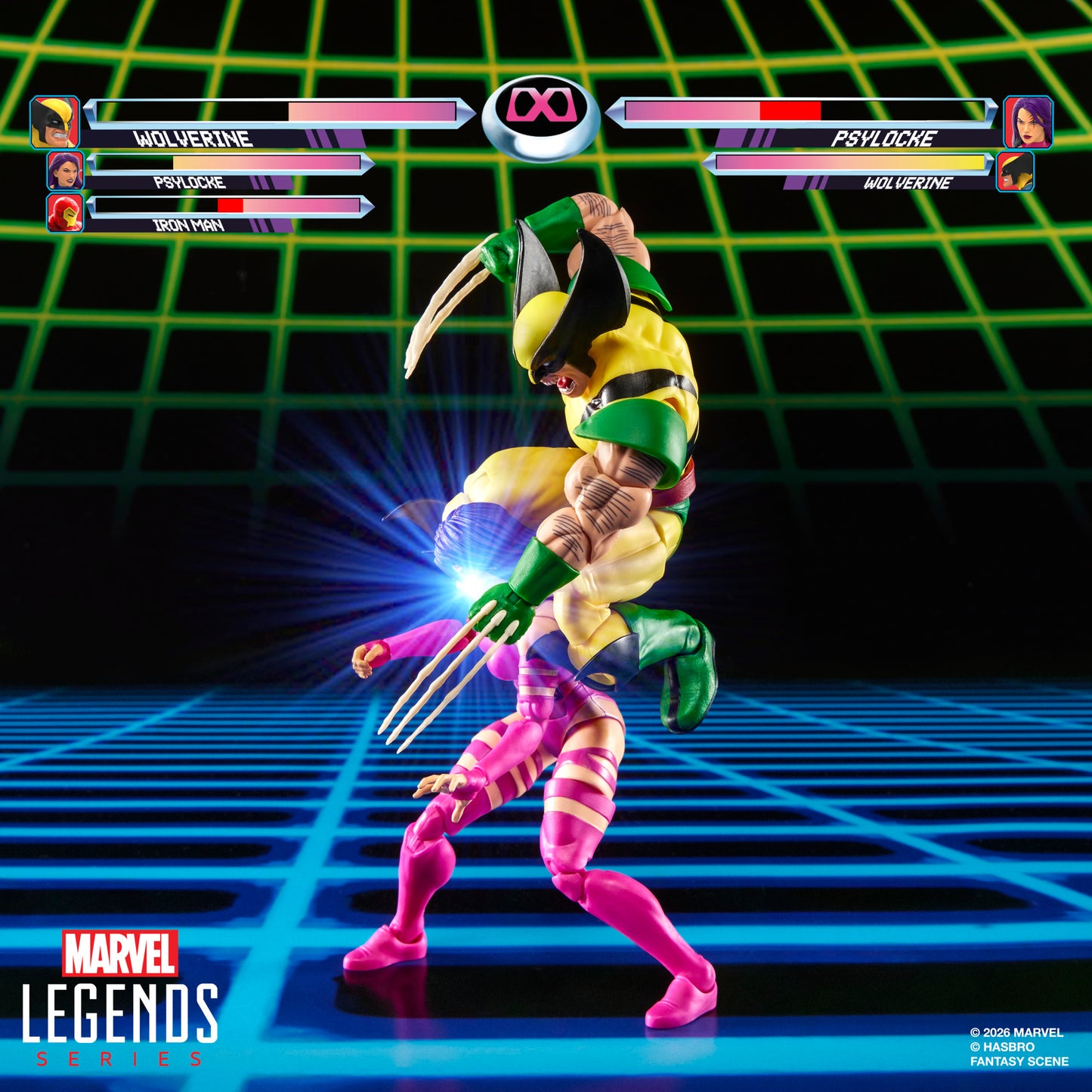 Marvel Legends Series Marvel Games Wolverine vs Psylocke