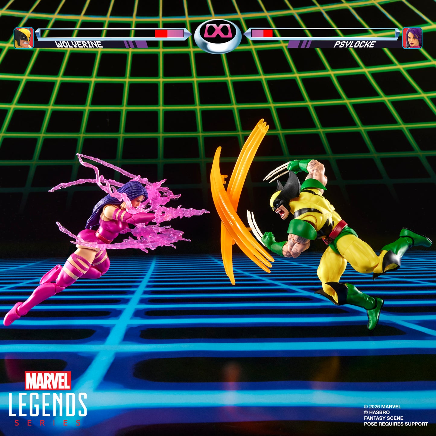 Marvel Legends Series Marvel Games Wolverine vs Psylocke